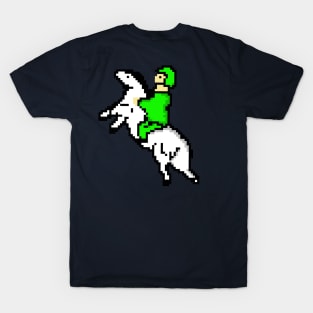 Horse rider on pixel art T-Shirt